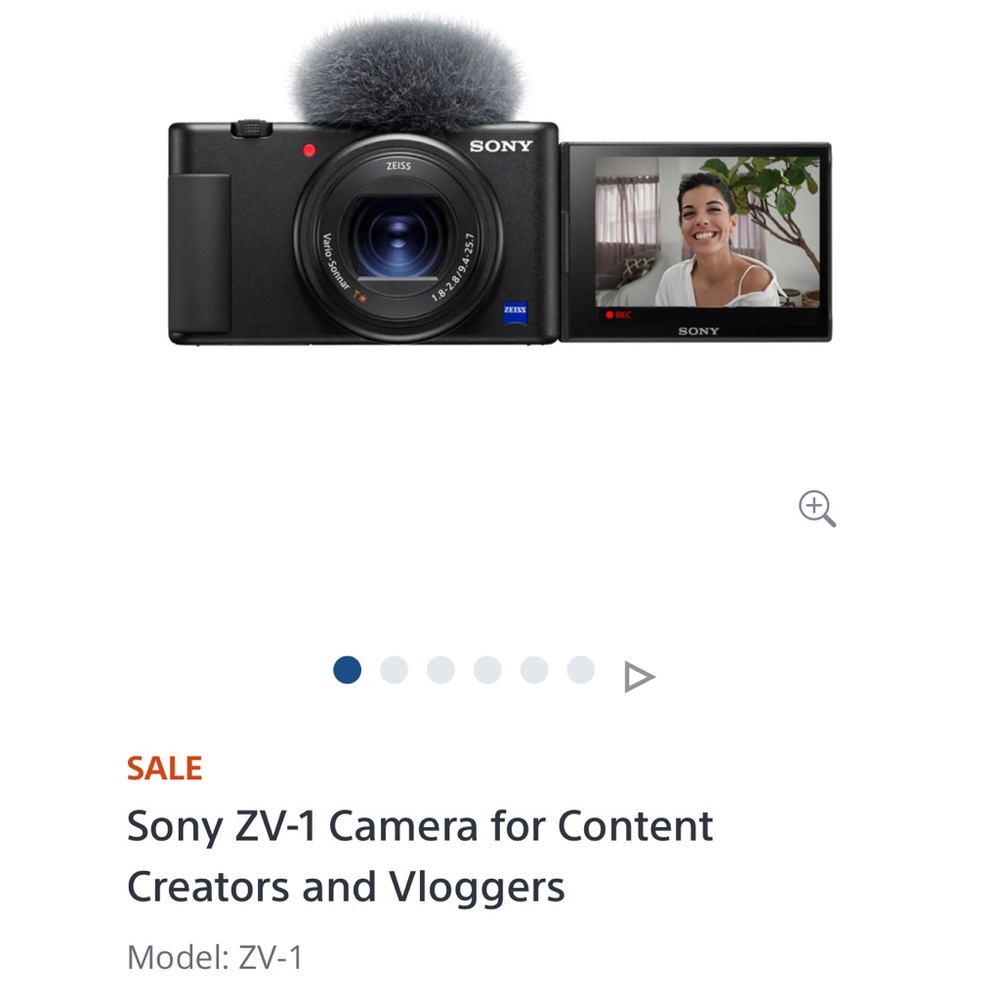 Sony ZV-1 Camera for Content Creators and Vloggers